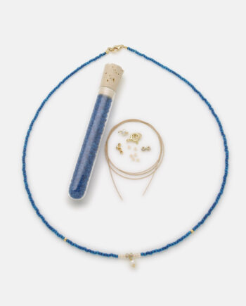 DIY-Kette Benita blau