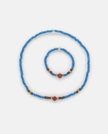 Set Charlotte Capriblau matt